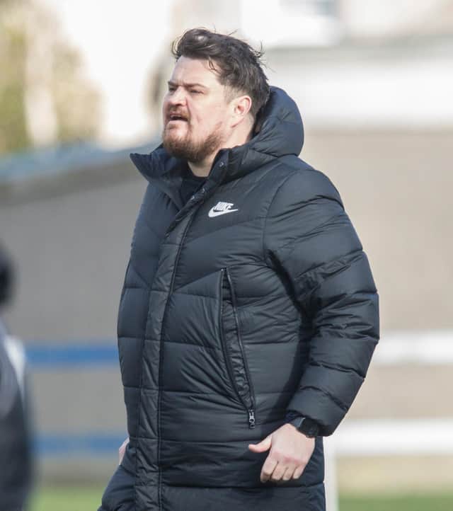 Vale of Leithen manager Michael Wilson