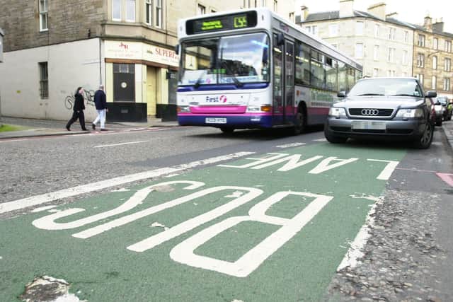 Delays caused by cars parked in bus lanes are a major cause of stress and part of the reason many are quitting, says one city bus driver.  Picture: Susan Burrell.