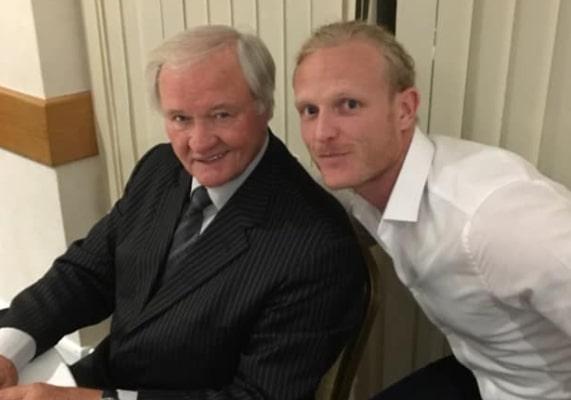 Stu Wadz shared this image of him and two-time Wednesday manager Ron Atkinson.