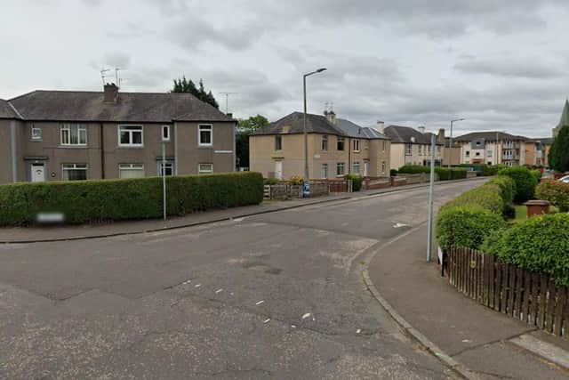 It is believed the attacker had got into the vehicle and drove at the other man in Stenhouse Street West. Pic: Google