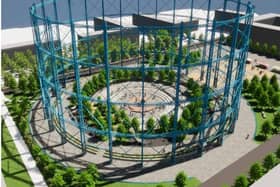 A new Gasholder Park is proposed to be created on Edinburgh's waterfront in the next few years. Image: Tetra Tech