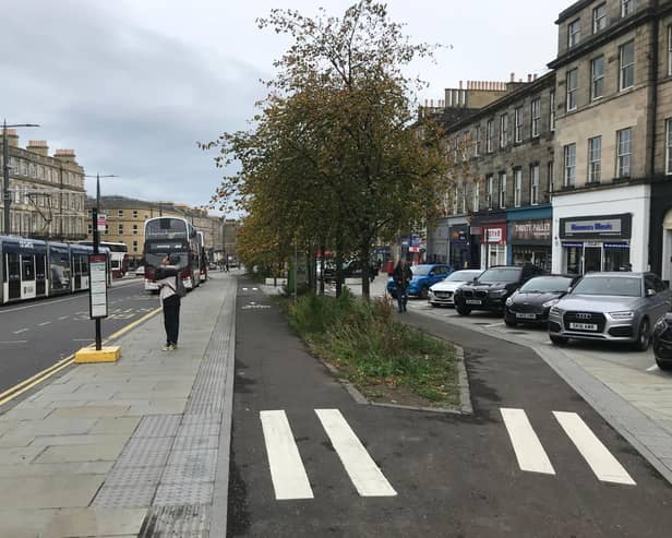 Campaign groups have safety concerns over the Elm Row bus stop design. Alex Robb from Spokes said floating bus stop designs are ‘international best practice but we need to design them well and I think that opportunity hasn’t been taken here'