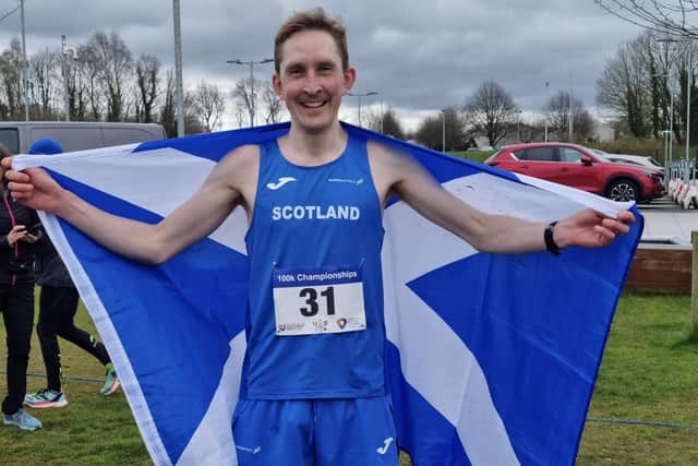 Corstorphine athlete Dougie Selman helped Scotland win the ultra-distance Anglo Celtic Plate 100km team race in Northern Ireland.