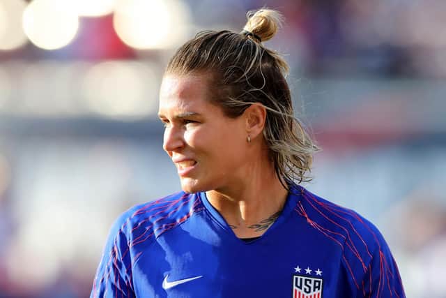 English spent time training alongside and learning from legendary US women's football icon Ashlyn Harris at Orlando Pride