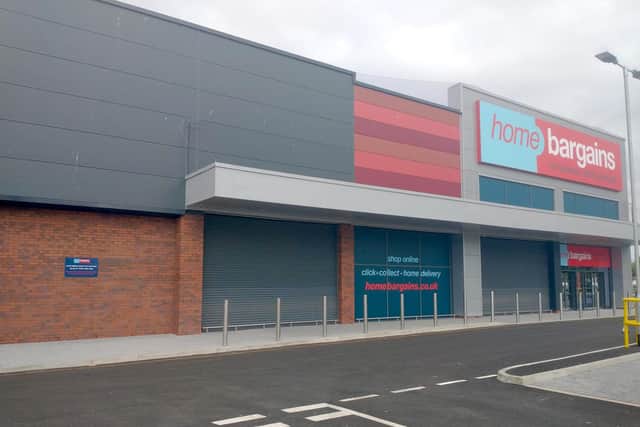 the £5m Home Bargains store in Broxburn