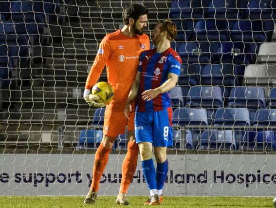 Hearts goalkeeper Craig Gordon was disappointed with the draw at Inverness. Picture: SNS