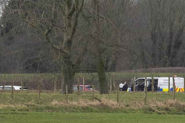 Police activity at the River Wyre near St Michael's on Wyre, Lancashire, near to where a body was found in the River Wyre close to where Nicola Bulley went missing, Lancashire.
Photo credit: Jason Roberts/PA Wire