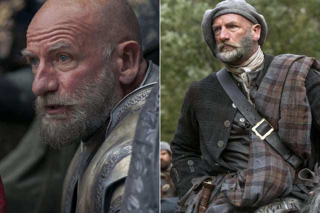 Scottish actor Graham McTavish plays Lord Commander of the Kingsguard Ser Harold Westerling in the show. He's previously starred in The Hobbit films as Dwalin and in Outlander as Dougal MacKenzie, where he became good friends with Jamie Fraser actor Sam Heughan.