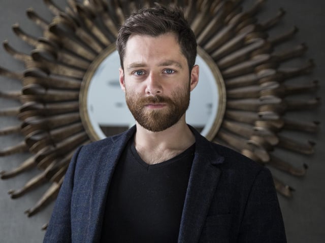 Thirty-nine-year-old Glasgow-born Richard Rankin is a film, television and theatre actor, best known for the Scottish sketch show Burnistoun and his role as Roger Wakefield MacKenzie in Outlander.  Photo: Robert Perry.