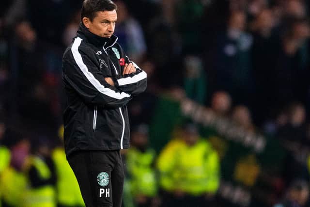 Paul Heckingbottom's final match in charge came against Celtic in the Betfred Cup. Picture: SNS