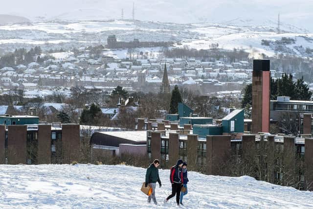 Five days of snow is forecast for Edinburgh, according to BBC weather.
