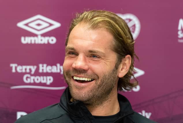 Hearts manager Robbie Neilson is the Scottish Premiership Glen's Manager of the Month for August. (Photo by Mark Scates / SNS Group)