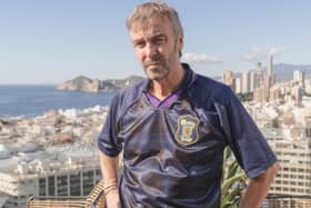 Dennis Crown (John Hannah) is an ex-copper looking for a quiet life in the new Channel 5 drama Benidorm is Murder. (Picture: 5 Broadcasting Ltd/Clapperboard)