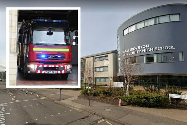 Scottish Fire and Rescue attended a fire at the school.