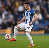 Billy Gilmour playing for Brighton & Hove Albion.