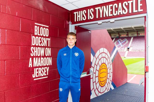 Callum Flatman is delighted to be at Hearts. Pic: David Mollison