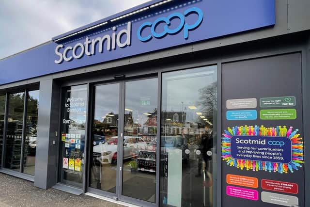 Scotmid's recently re-fitted Barnton store in Edinburgh.