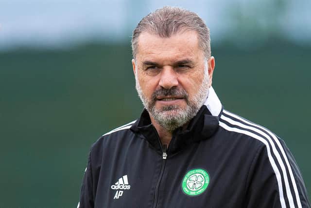 Ange Postecoglou brings his Celtic side to Tynecastle Park on Saturday night. (Photo by Ross MacDonald / SNS Group)