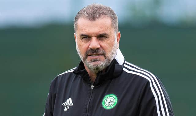 Ange Postecoglou brings his Celtic side to Tynecastle Park on Saturday night. (Photo by Ross MacDonald / SNS Group)