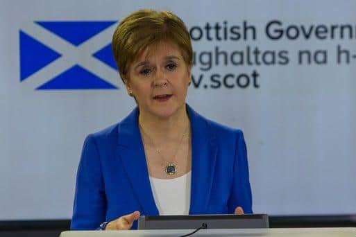 Nicola Sturgeon revealed the latest Covid-19 figures for Scotland today.