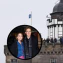 Camera Obscura: Tom and Giovanna Fletcher snapped enjoying iconic Edinburgh attraction