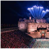 Fireworks from the ramparts of Edinburgh Castle at this year’s Royal Edinburgh Military Tattoo. Jane Barlow/PA Wire