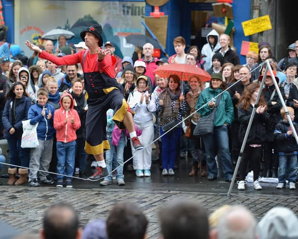 People can pay street entertainers what they like, but some Fringe shows are quite pricey (Picture: Jeff J Mitchell/Getty Images)