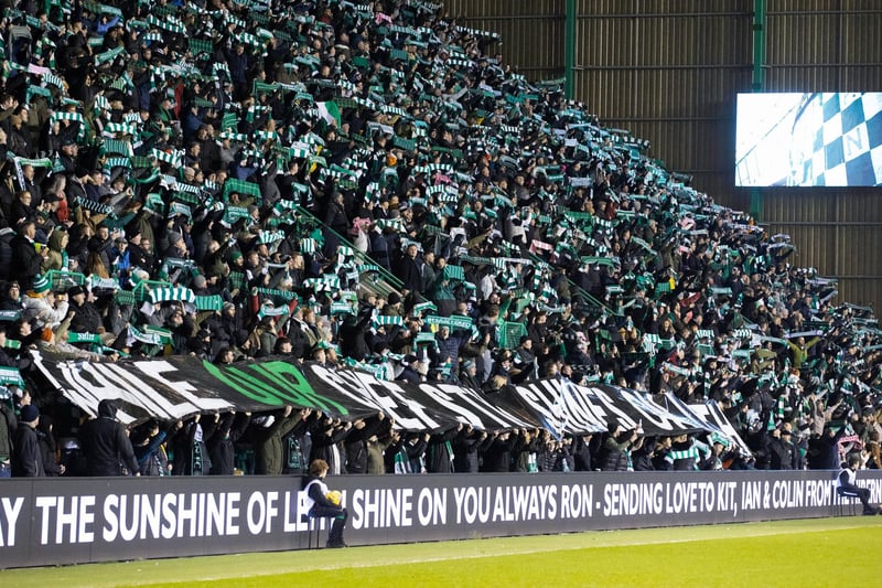 The club anthem is belted out by fans after famous victories, most notably those after games against Hearts at Easter Road and cup ties at Hampden Park.