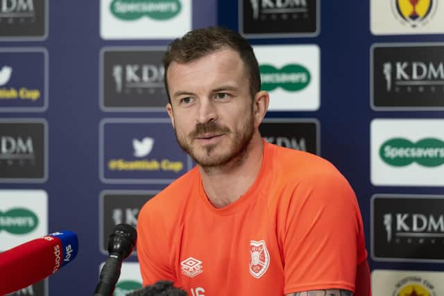 Andy Halliday is looking forward to the big occasion at Hampden when Hearts take on Rangers in the Scottish Cup final