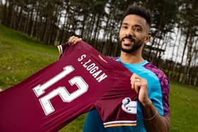 Shay Logan has told Hearts fans he will give nothing less than 100 per cent. Picture: SNS