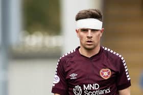 Hearts midfielder Cammy Devlin suffered a head injury at St Mirren last month. Pic: SNS