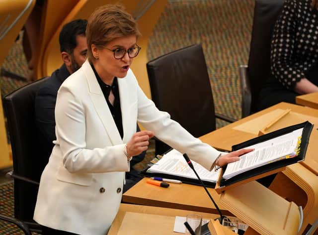 The legal process around buffer zones is “complex”, First Minister Nicola Sturgeon said during First Minister’s Questions on Thursday as concern grows over the lack of anti-abortion protest buffer zones (Photo: Andrew Milligan).