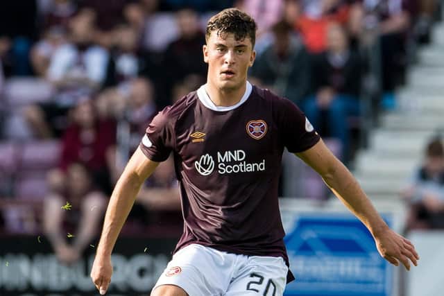 Lewis Neilson was outstanding against St Johnstone on his first competitive start for Hearts. Picture: Ross Parker / SNS