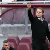 Robbie Neilson during the Hearts-Hibs draw.