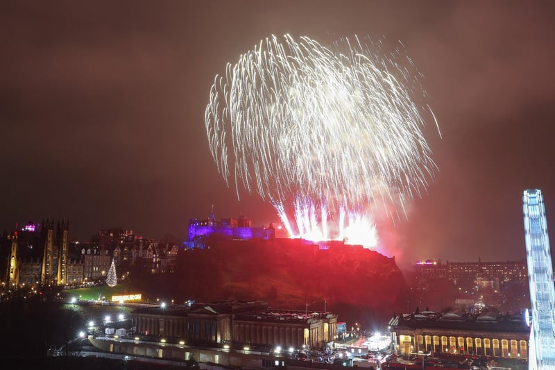 Edinburgh welcomed in the New Year for 2023 with a spectacular fireworks display. Photo by Scott Louden.