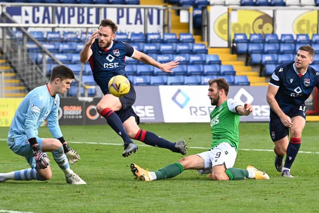 Hibs were held to a goalless draw by Ross County.