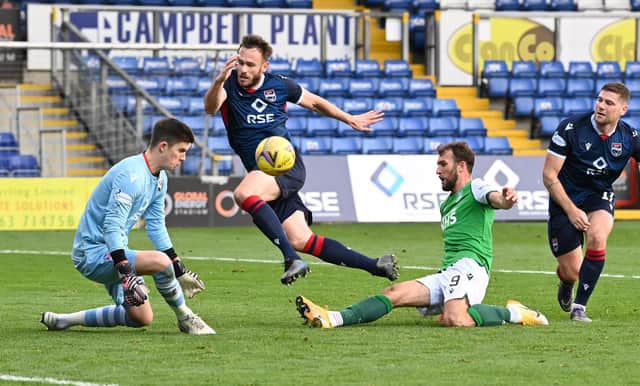 Hibs were held to a goalless draw by Ross County.