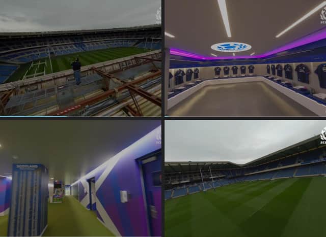 Shots from Scottish Rugby’s ‘Back #AsOne’ video.