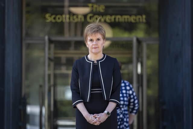 First Minister Nicola Sturgeon. Jane Barlow-WPA Pool/Getty Images.
