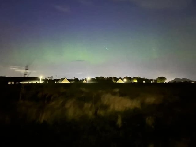 Caroline J Richmond sent over this incredible photo of the Northern Lights from Straiton.