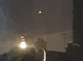 A supposed UFO sighting took place in the skies over Ineos in Grangemouth on October 12