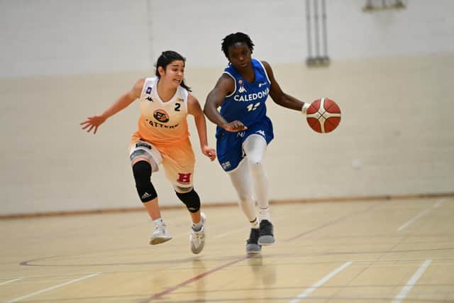 American guard Taylor Edwards proved to be a particularly dogged defender for a Caledonia Pride team that ended the WBBL campaign with the league's best perimeter defence. Picture: Mansoor Ahmed / WBBL