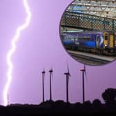 Train delays are expected tomorrow
Photo: Julian Stratenschulte/dpa via AP and Geof Sheppard (Wikimedia Commons)