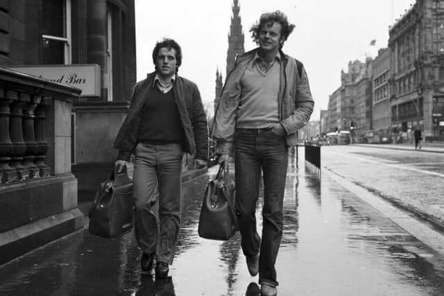 Refvik and Mathisen pictured in Princes Street