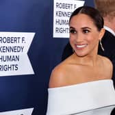 Meghan, Duchess of Sussex attends the Robert F Kennedy Human Rights Ripple of Hope Gala in New York earlier this month (Picture: Mike Coppola/Getty Images for 2022 Robert F Kennedy Human Rights Ripple of Hope Gala)