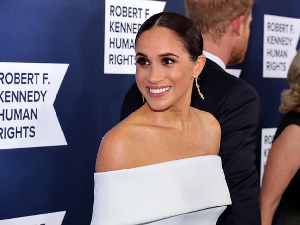 Meghan, Duchess of Sussex attends the Robert F Kennedy Human Rights Ripple of Hope Gala in New York earlier this month (Picture: Mike Coppola/Getty Images for 2022 Robert F Kennedy Human Rights Ripple of Hope Gala)