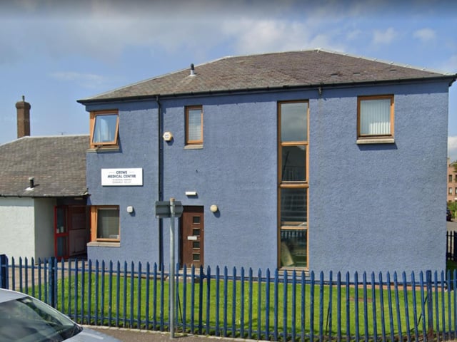 At Crewe Medical Centre in Edinburgh, 15.2% of people responding to the survey rated their overall experience as negative.