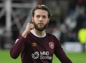 Hearts midfielder Jorge Grant is eager to play more often.