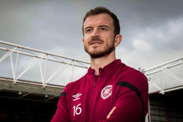 Andy Halliday says he is revelling in life at Hearts.