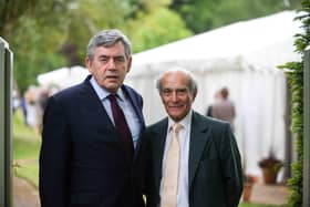 Gordon Brown and and Dr Hector Chawla   Picture: Alex Hewitt/Writer Pictures